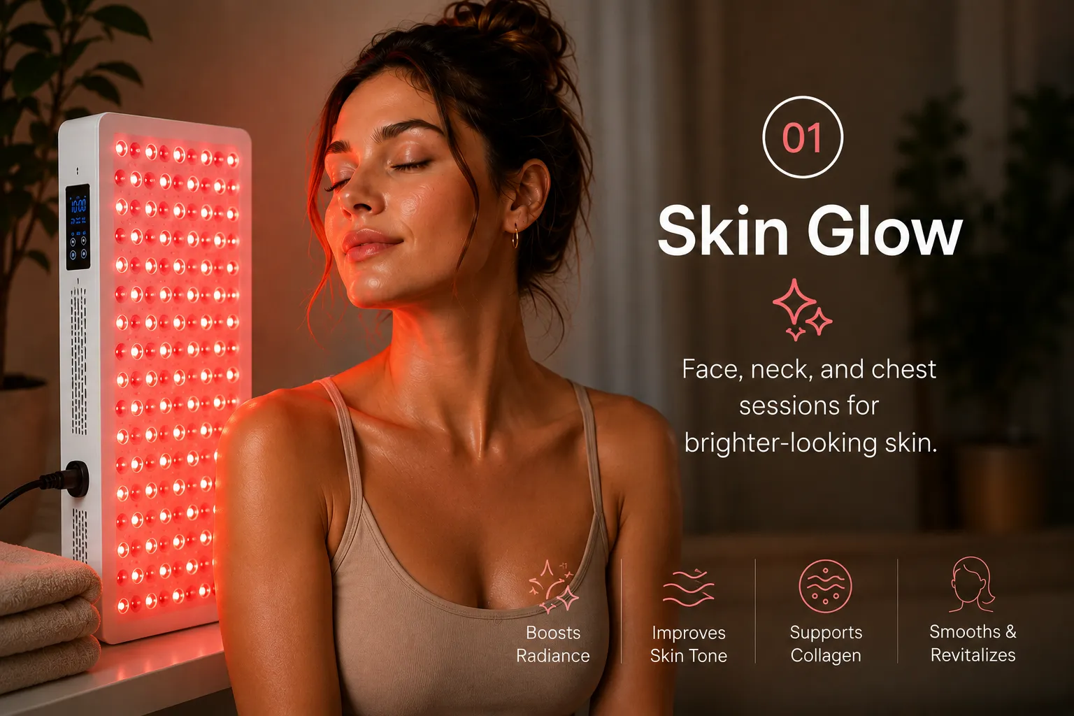 Advanced Red Light Therapy Panel